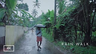 3 Hours of ASMR Rain Walks Compilation for Sleep |Rain Falls on Beautiful Villages in South India