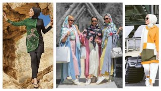 أجمل تنسيقات ملابس صيف 2022   Fashion Hijab  ملابس صيفية للمحجبات  2022 - ستيلات حجاب موسم الصيف