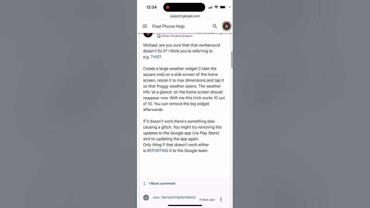 Glance App Widget Error in Google Pixel what to do? YouTube