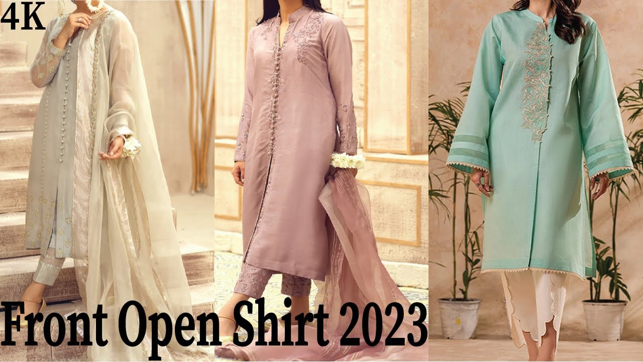 Front Open Shirts For Ladies 2023 | Party Wear Dress For Women | Fancy Dress | Dinner Dress