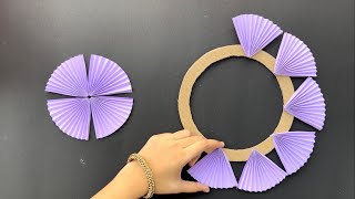 Beautiful and Easy Wall Hanging / DIY Paper craft For Home Decoration / Paper Flower Wallmate