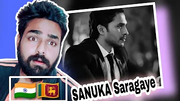 INDIAN REACTS TO SANUKA - Saragaye (සරාගයේ) Official Music Video