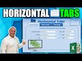 Learn How To Create Tabs in Microsoft Excel In This Easy VBA Tutorial Video