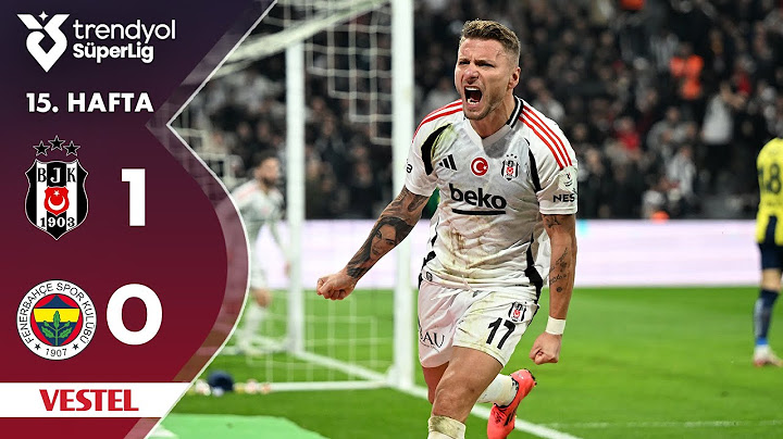 Vestel | Beşiktaş (1-0) Fenerbahçe - Highlights/Özet | Trendyol Süper Lig - 2024/25