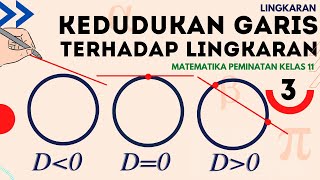 Kedudukan Garis Terhadap Lingkaran : Matematika Peminatan Kelas 11