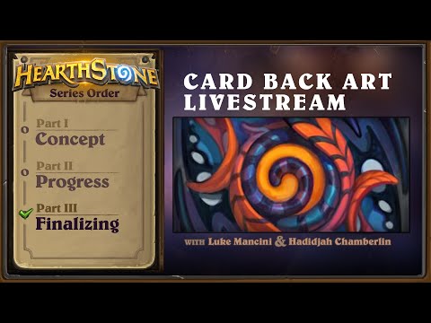 Card Back Art Livestream | Part 3: Finalizing