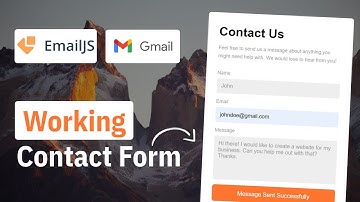 Build A Working Contact Form with Email JS | Quick Tutorial