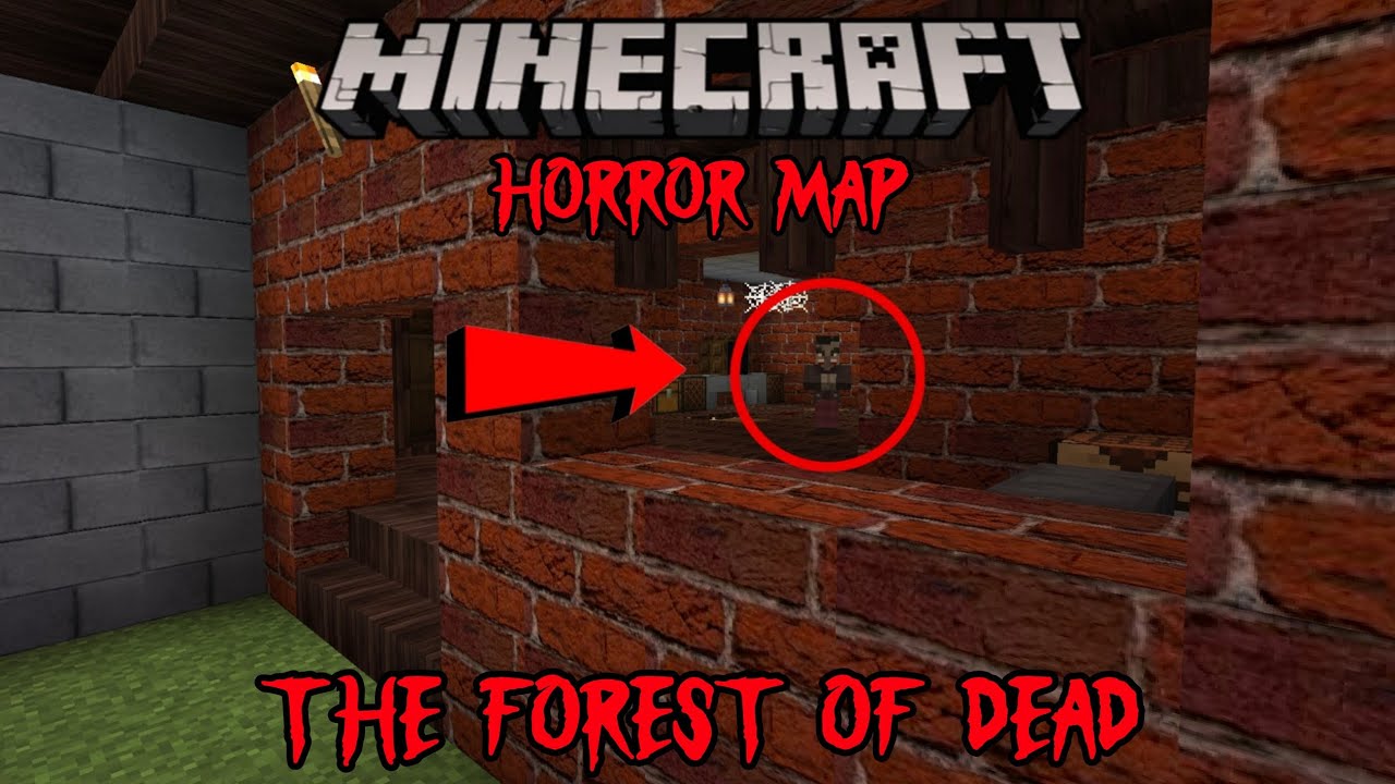 Haunted Forest Java Edition Map The Forest Of Dead - Minecraft PE Horror Map - YouTube