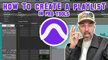 Een afspeellijst maken in Pro Tools
