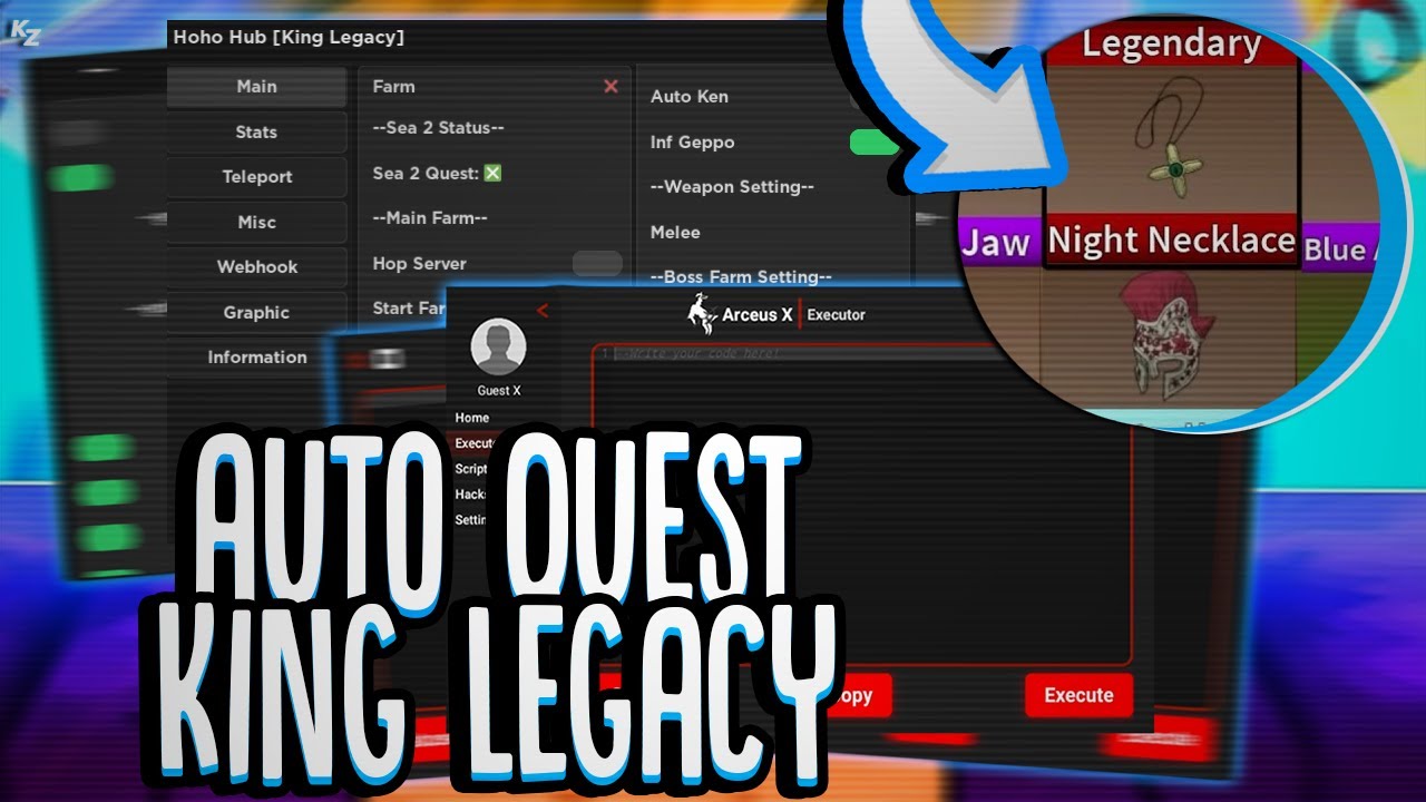 King Legacy Script ROBLOX!! Auto Farm Atualizado - Funcionando 2023 