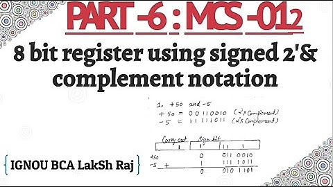MCS-012 : 8 Bit Register Using Signed 2
