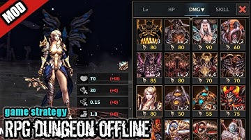 review game strategy rpg dungeon offline mod
