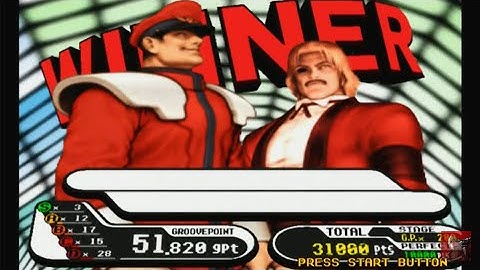 Rugal/M. Bison (Vega JP) Arcade Hard Capcom Vs SNK Dreamcast JAPAN 1080p 60fps