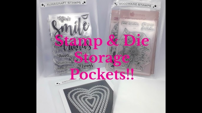 Avery Elle SMALL Stamp and Die Storage Pockets - 5.125 x 5 inches