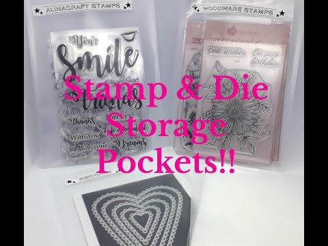 Large Stamp Storage Pockets I Avery Elle