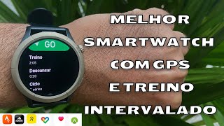 SMARTWATCH COM GPS, 5ATM E TREINO INTERVALADO -VEJA COMO PROGRAMAR E EXECUTAR NO AMAZFIT CHEETAH PRO