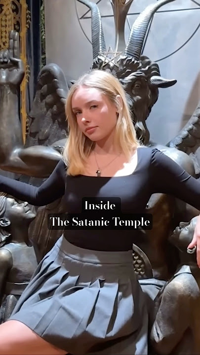 Inside The Satanic Temple 🖤🌹🔥#satanism #satanictemple #satanist #salem #baphomet #tst #satanic