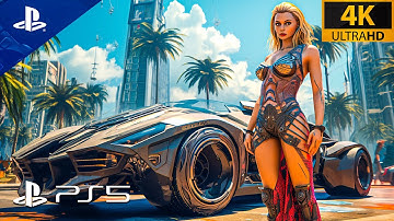Cyberpunk 2077 LOOKS ABSOLUTELY INSANE on PS5 Ray Tracing | Ultra Realistic Graphics 4K!