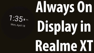 How to Enable Always On Display in Realme XT [AOD]