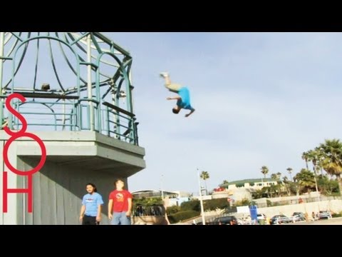 Parkour Freerunning Stunts Caine Sinclair & Solomo...