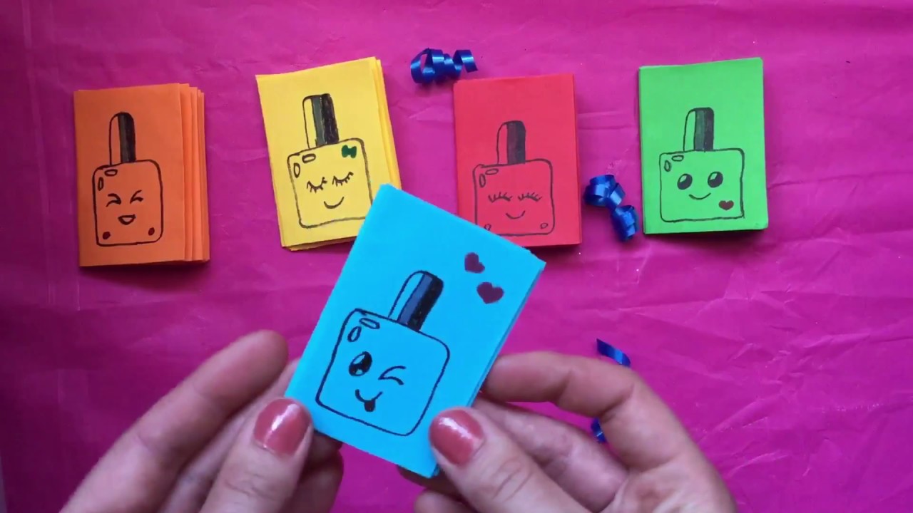 Fai Da Te Mini Notebook Kawai Lavoretti Con La Carta