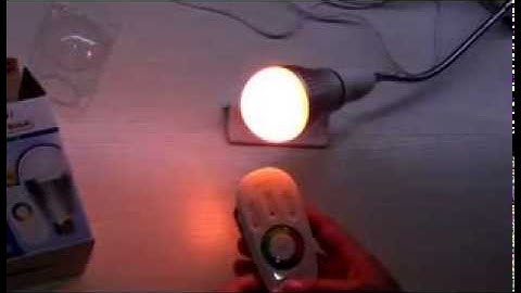 2.4G RGB LED Bulb RF Touch Screen Remote Control RGB LED Bulb