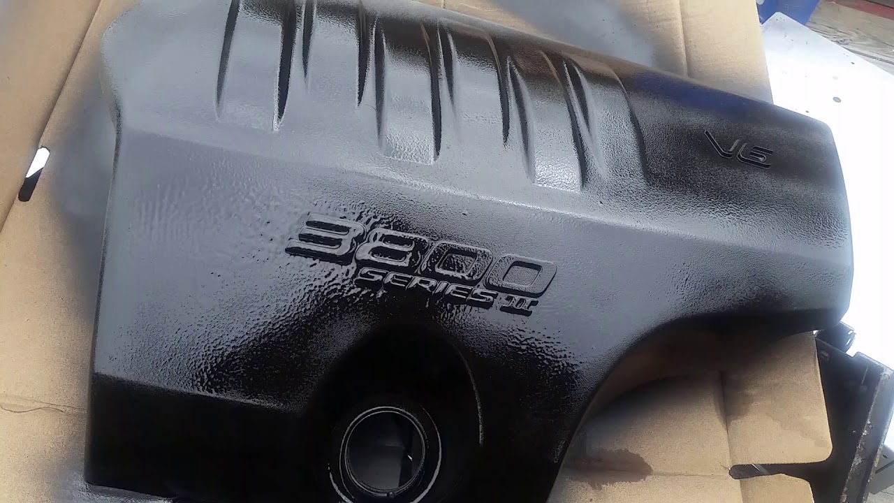 How to paint under hood components YouTube