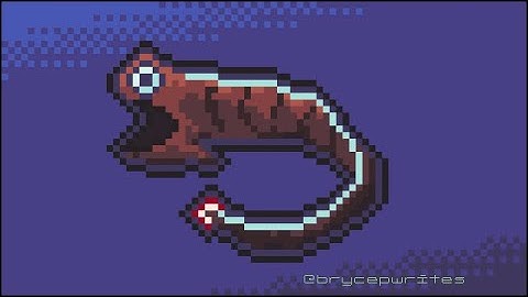 Gulper Eel Pixel Art Time-Lapse