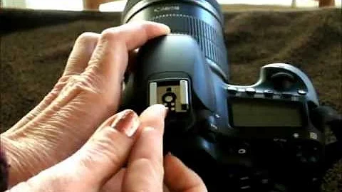 How to fix the "This menu cannot be displayed. External flash is attached." error on Canon cameras.