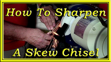 How to Sharpen a Skew Chisel to a Razor Edge #WoodTurning #SkewChisel #SharpenYourSkewChisel