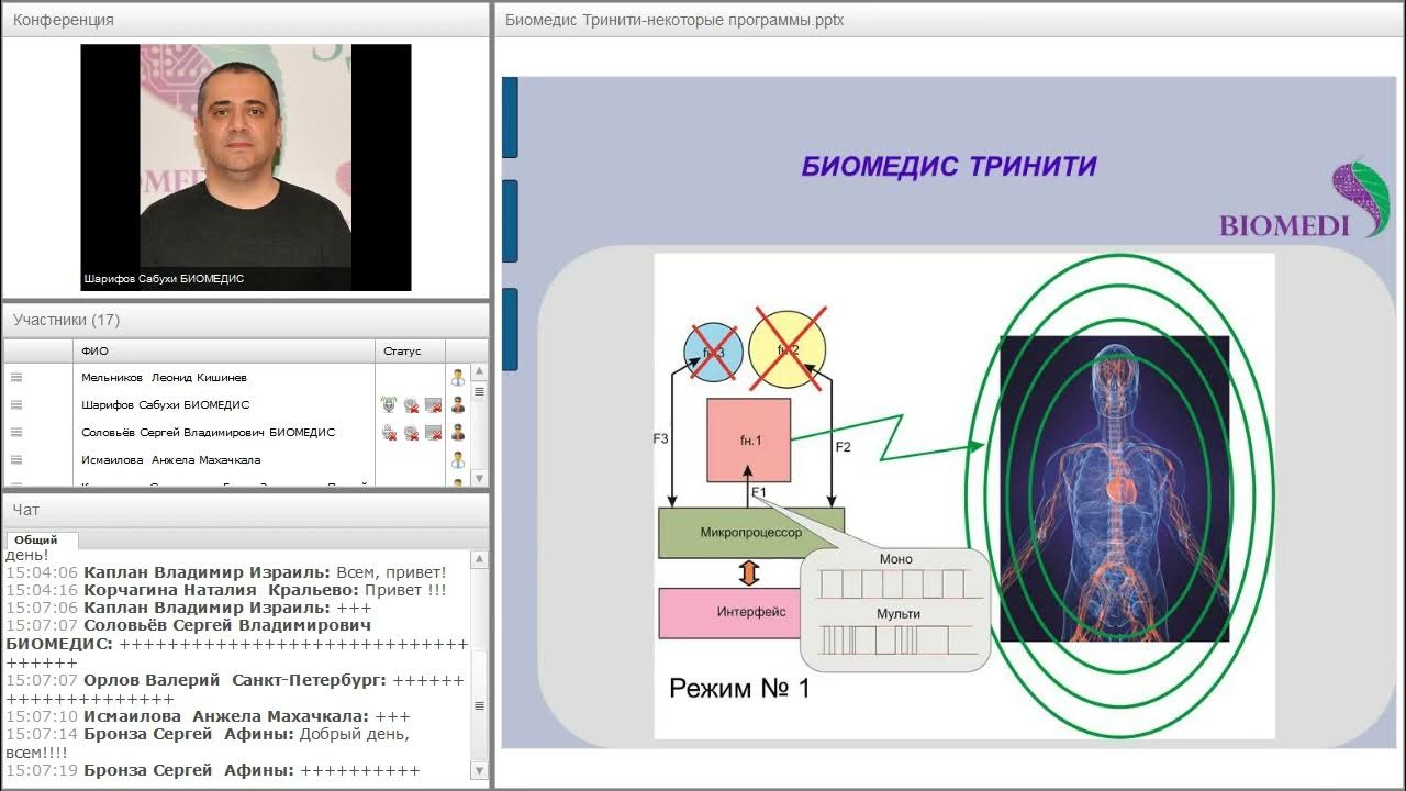 БИОМЕДИС ТРИНИТИ | принцип действия. Конференция с разработчиком ...