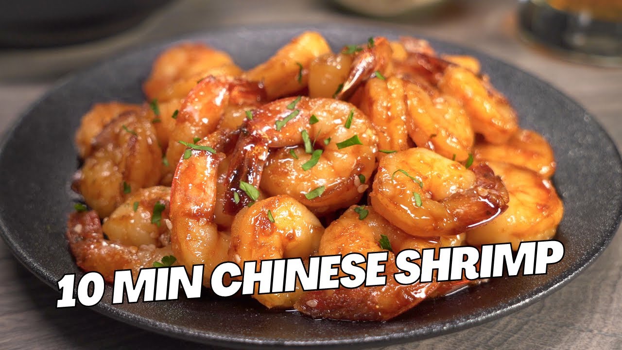 GLAZED SHRIMP with SOY SAUCE & GARLIC | Asian Style FRIED SHRIMPS in 10 MIN! Recipe by Always Yu