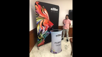 Tension Fabric Backdrops by Exibu Displays l Fabric Pop Up