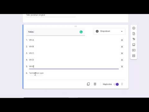 Cara membuat lembar jawaban online dengan google form - YouTube