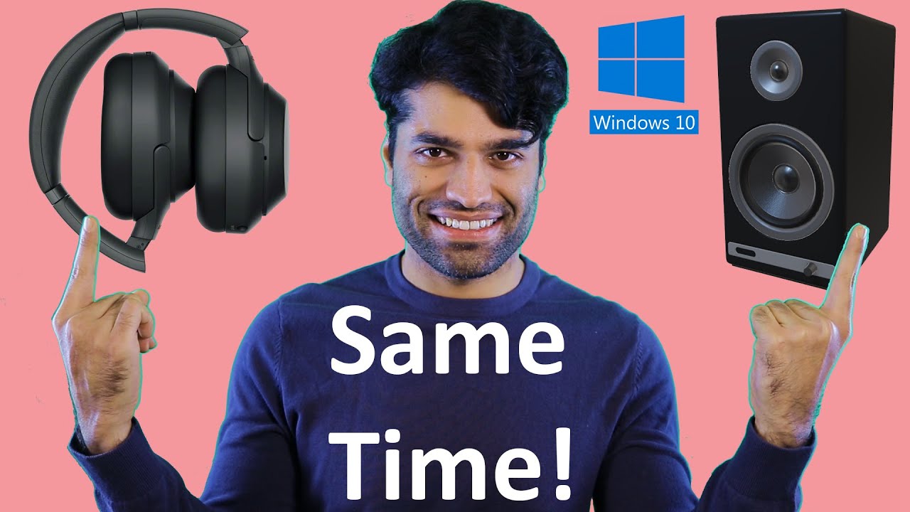 How do I use headphones and speakers at the same time on windows 10