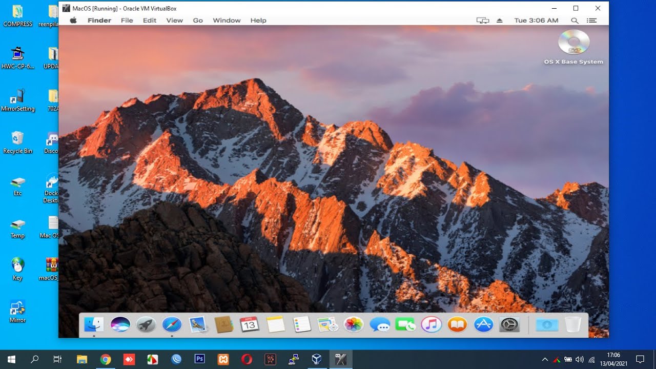 mac osx for windows iso