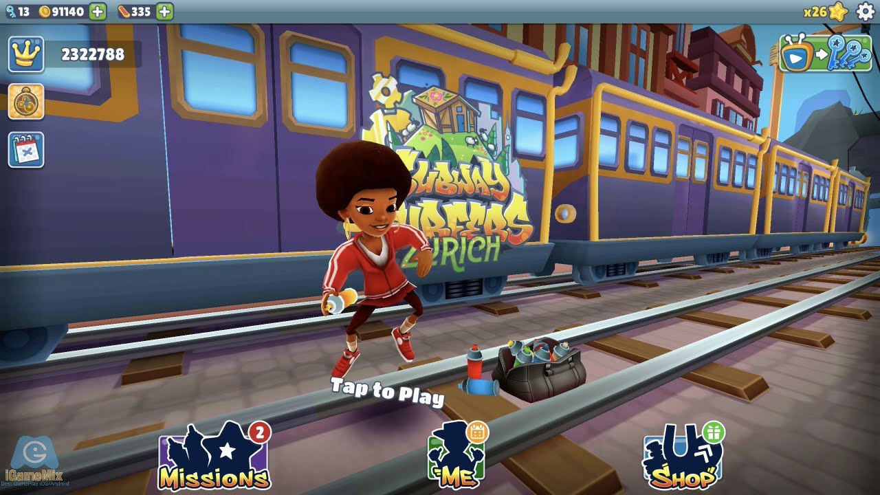 Subway Surfers ZURICH vs LONDON Android Gameplay #3 