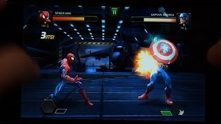 Marvel Contest of Champions Android/iOS App Review (Captain America vs Spider Man) screenshot 1