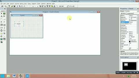 Fungsi Properties Yang Ada Pada General CheckBox Di Microsoft Visual Basic