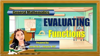 Evaluating Functions | General Mathematics