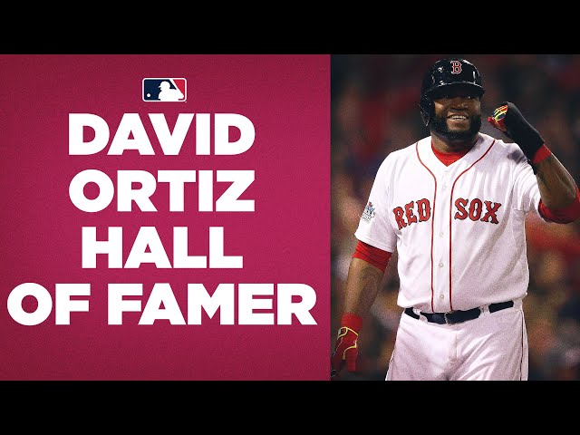 Red Sox DH David Ortiz elected to Hall of Fame! (Big Papi's Career  Highlights) 