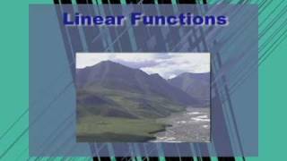 Algebra Applications v2.0: Linear Functions
