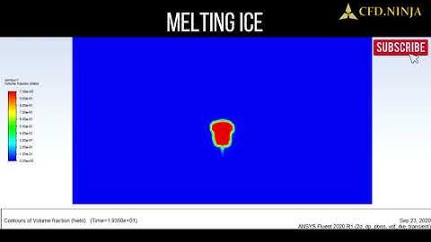 🥇 #Ansys Fluent - Melting Ice