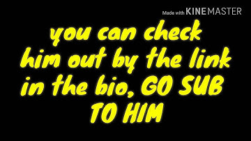 SHOUT OUT TO MY NEW INTRO MAKER