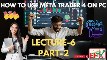 How to use Meta Trader 4 /mt4 in PC/Laptop | Beginners Tutorial in HINDI/URDU | [LECTURE 6 - PART 2]