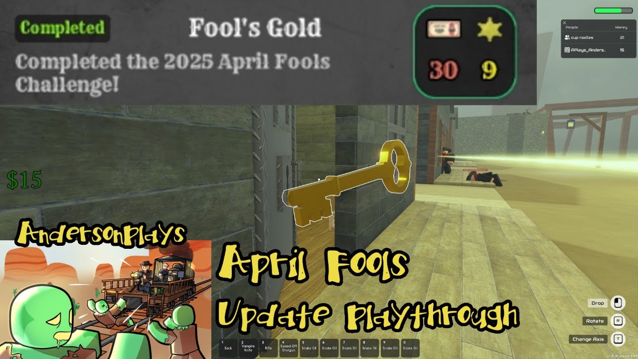 AndersonPlays Roblox Dead Rails [Alpha] - April Fools Update - Fool's ...