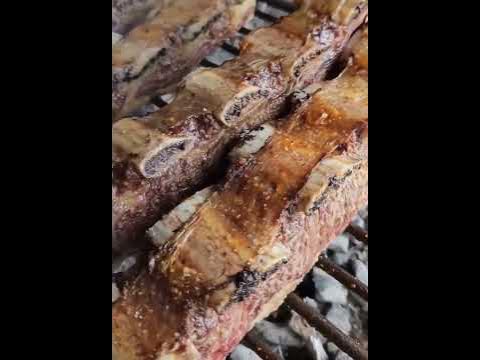 мясо на углях говядина - YouTube