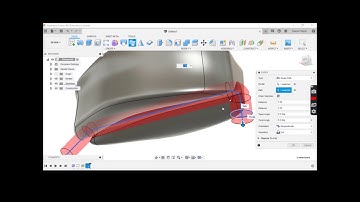 Fuel tank free form design tutorial