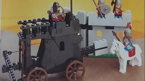 Lego 6061 Siege Tower alt model "A" video instruction