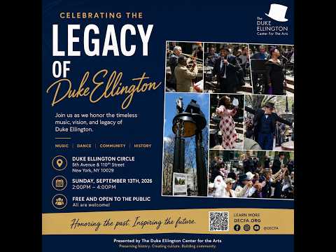 DECFA Duke Ellington Statue Concert Sept 13th, 2026 full show
